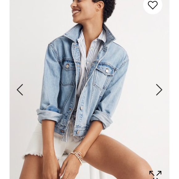 boxy crop denim jacket
